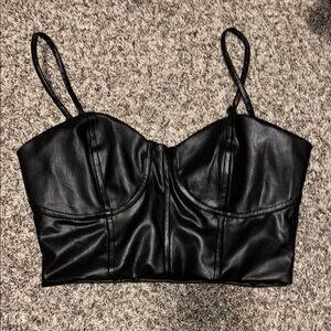 Express Leather Top